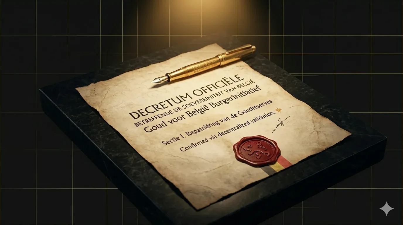 Document officiel avec sceau doré